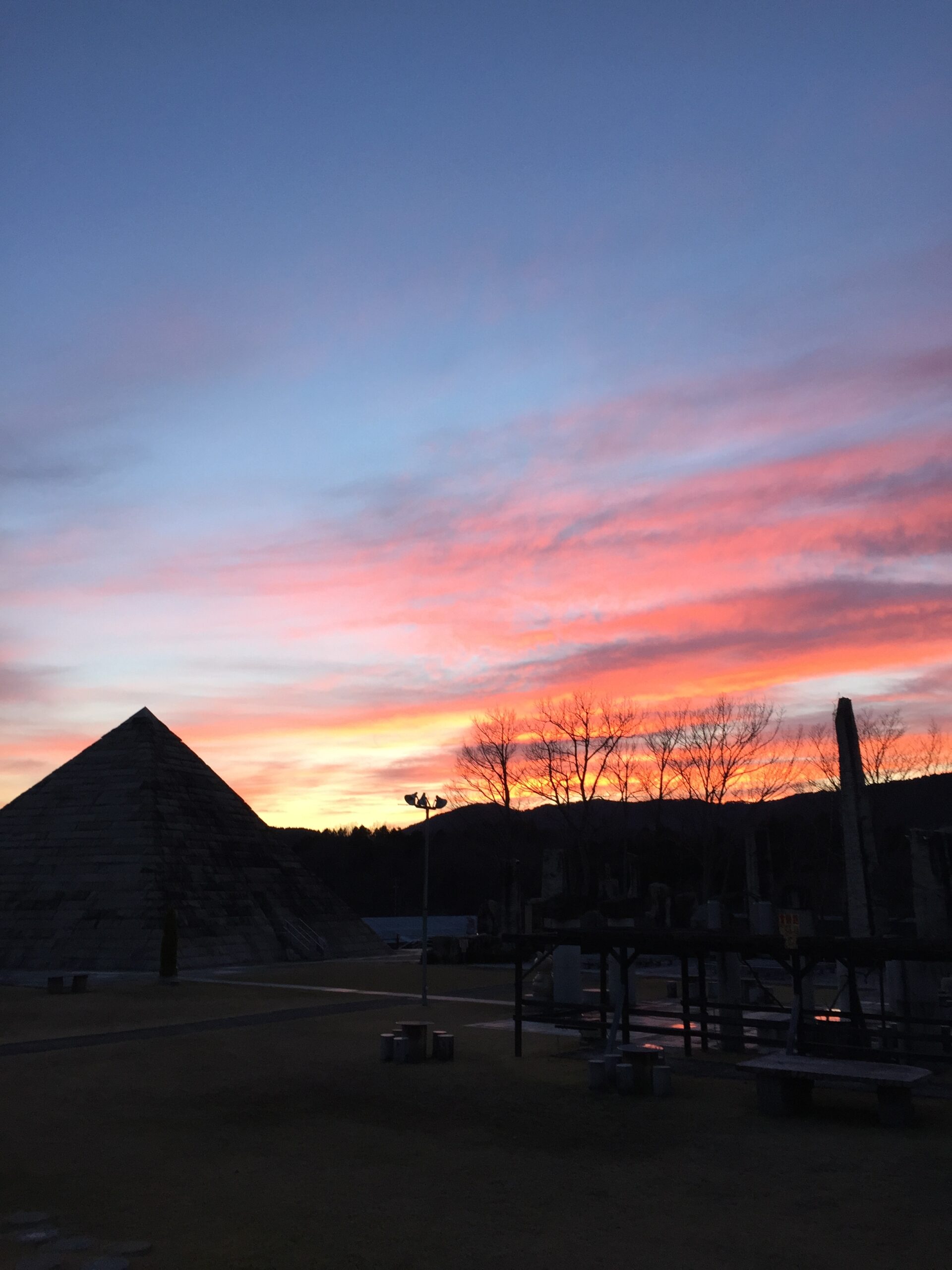 美しい夕焼け(２月６日)