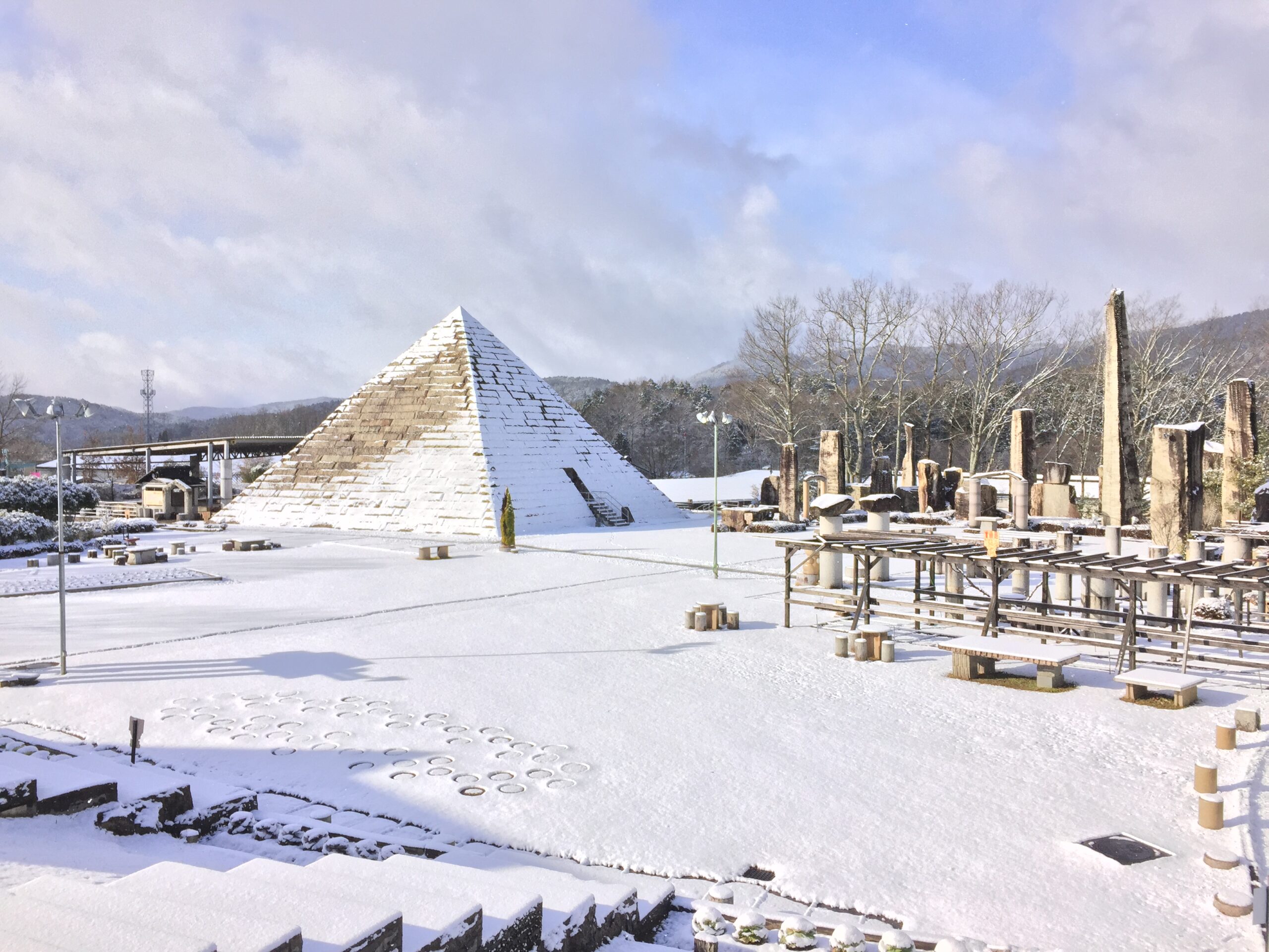 (１月１４日) 朝の博石館